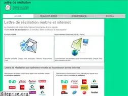 Sites similar to lettre-de-resiliation.fr