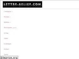 Sites similar to lettre-relief.com
