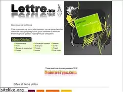 Sites similar to lettre.biz