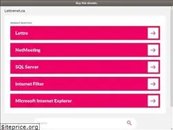 Sites similar to lettrenet.ca