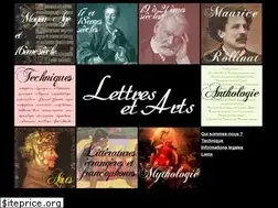 Sites similar to lettres-et-arts.net