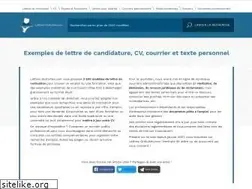 Sites similar to lettres-gratuites.com