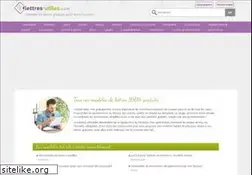Sites similar to lettres-utiles.com