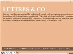 Sites similar to lettresco.blogspot.com