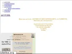 Sites similar to lettresetartsseptimaniens.com