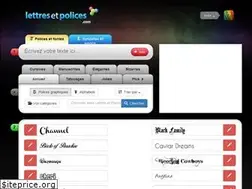 Sites similar to lettresetpolices.com