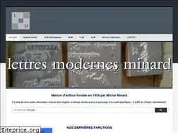 Sites similar to lettresmodernesminard.org