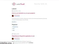 Sites similar to letustweak.com