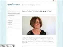 Sites similar to leubetranslation.com