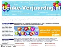 Sites similar to leuke-verjaardag.nl