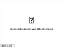 Sites similar to leung.xyz