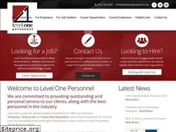 Sites similar to levelonepersonnel.com