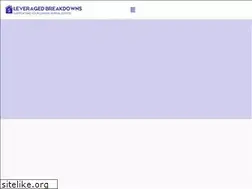 Sites similar to leveragedbreakdowns.com