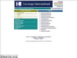 Sites similar to leverageinternational.com