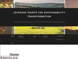 Sites similar to leveragepoints.org