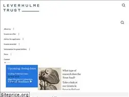 Sites similar to leverhulme.ac.uk