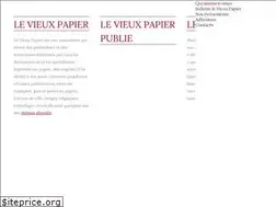Sites similar to levieuxpapier-asso.org