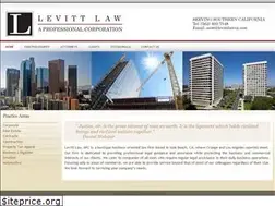 Sites similar to levittlawca.com
