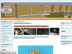 Sites similar to levne-brany-ploty.cz