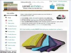 Sites similar to levne-rucniky.cz