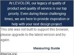 Sites similar to levolor.com