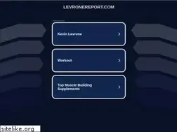 Sites similar to levronereport.com