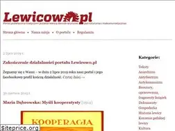 Sites similar to lewicowo.pl