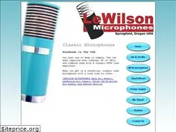 Sites similar to lewilsonmicrophones.com