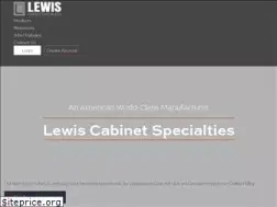 Sites similar to lewiscabinet.com