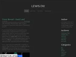 Sites similar to lewisdix.com