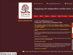 Sites similar to lewisfoods.co.uk