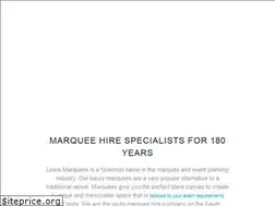 Sites similar to lewismarquees.com