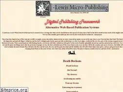 Sites similar to lewismicropublishing.com