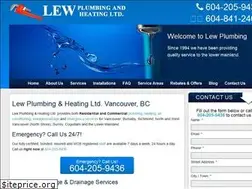 Sites similar to lewplumbing.com