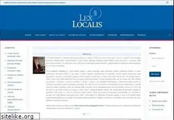 Sites similar to lex-localis.info