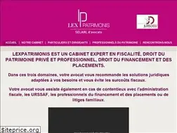 Sites similar to lex-patrimonis.com