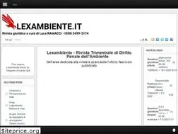 Sites similar to lexambiente.it