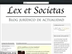 Sites similar to lexetsocietas.com