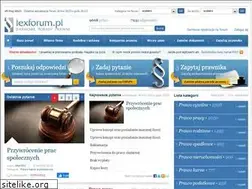 Sites similar to lexforum.pl