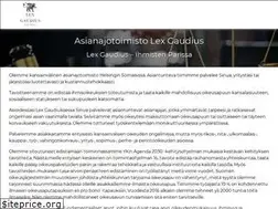 Sites similar to lexgaudius.com
