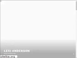 Sites similar to lexianderson.com