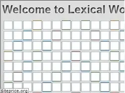 Sites similar to lexicalwordfinder.com