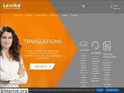 Sites similar to lexika-translations.com