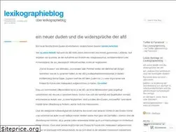Sites similar to lexikographieblog.wordpress.com