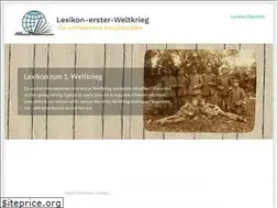 Sites similar to lexikon-erster-weltkrieg.de