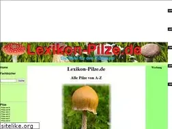 Sites similar to lexikon-pilze.de