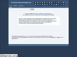 Sites similar to lexikon-psychologie.de