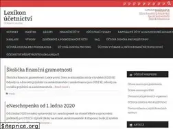 Sites similar to lexikonucetnictvi.cz