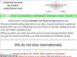Sites similar to lexingtonairguns.com