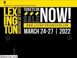 Sites similar to lexingtoncomiccon.com